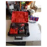 New in box Milwaukee M18 ½ drill with 2 batteries & charger. As shown.