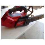 Milwaukee M18 cordless chainsaw. Lighlty used. Tool only. As shown.