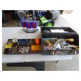 Tool Box with misc & multimeter etc. As shown.