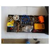 Tool Box with misc & multimeter etc. As shown.