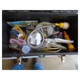 Tool Box with misc & multimeter etc. As shown.