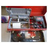 Dremel box with tools & accessories. As shown.