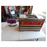 Tool box with contents. As shown.