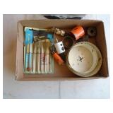 Flat of hole saws. As shown.