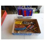 Flat of tools. As shown.