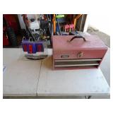 Tool box with contents. As shown.