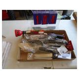 Flat of garden tools. As shown.