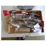 Flat of garden tools. As shown.