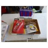 Flat of tools with vice grips. As shown.