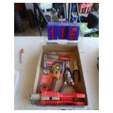 Flat of tools. As shown.