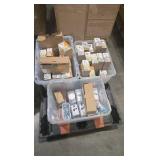 pallet of conduit fittings