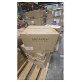 Salud 4-Watt 1-Light Clear Pendant Light with Glass Shade