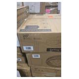 HINNIXY 20 in. Smart Indoor Matte White Flush Mount Color Changing LED Ceiling Fan with Light Kit and Remote and App Control