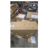 MOKSILED 20 in. LED Smart Indoor White Low Profile Ceiling Fan with Light Kit and Remote and App Control, 3-CCT, 6-Speeds