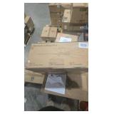 HINNIXY 46 in. Indoor White Modern Low Profile 3-Colors LED 6-Speed Ceiling Fan with Light Kit and Remote Control