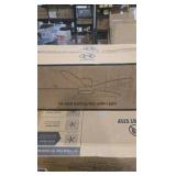 52 in. Low Profile Integrated LED Indoor Fresh White Ceiling Fan with Universal Remote For Bedrooms