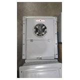 Siemens 100 Amp 10-Space 20-Circuit Overhead Flush Meter Combo Load Center