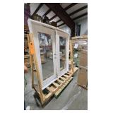 MP Doors 72 in. x 80 in. White Universal Inswing Premium Fiberglass LOE Glass Hinged Patio Door