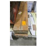 (2) 38 in. W to 71 in. W Freestanding Pet Gate, Dog Gate for Stairs and Doorways, Brown