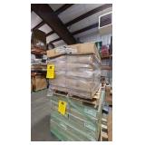 (12) Monument 673776 4-Light White Rectangular Flushmount