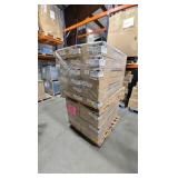 (28)Monument 673776 4-Light White Rectangular Flushmount