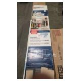 ClosetMaid ShelfTrack 49 - 96 in. W White Reach-In Wall Mount 3-Shelf Wire Closet System Organizer Kit