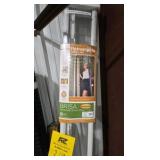 Weather Star 36 in. x 96 in. Brisa White Tall Retractable Screen Door