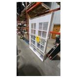 MMI DOOR 60 in. x 80 in. Both Active Primed MDF Glass 10-Lite Clear True Divided Prehung Interior French Door