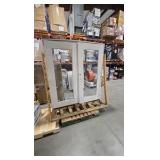 MP Doors 72 in. x 80 in. White Universal Inswing Premium Fiberglass LOE Glass Hinged Patio Door