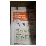 Clopay Classic Steel Short Panel 9 ft x 7 ft Non-Insulated White Garage Door without Windows