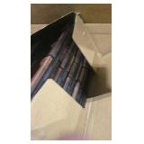 (6) Natural Acacia 12x12 Interlocking Wood Deck Tiles for Balcony, Garden, Patio, Poolside Decor - Waterproof Indoor & Outdoor Flooring - 6 Slats