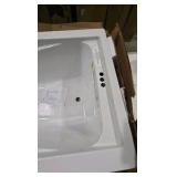 American Standard Evolution 60 in. x 32 in. Rectangular Acrylic Soaking Bathtub with Reversible Drain in White