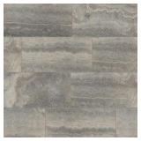 MSI Tuscany Azul 12 in. x 24 in. Polished Porcelain Travertine Look Floor and Wall Tile
