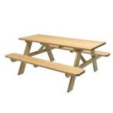 ProWood Homestead 72 in. Outdoor Wood Picnic Table Kit