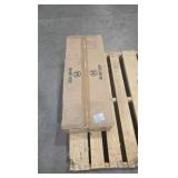 HINNIXY 72 in. Indoor/Outdoor Matte Black DC motor Industrial Ceiling Fan with Dual-Finish Blades and Remote Control