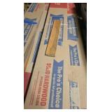 6 boxes of assorted hardwood flooring..Bruce Hard wood Flooring