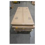 (11) Pallet of doors slabs