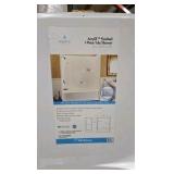 Aquatic Everyday Acrylx 60 in. x 30 in. x 72 in. Rectangular Tub Shower Combo Unit with Left Drain in White
