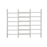 (4)Grisham Awg 6-Bar Window Guard in White