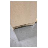 3 white cabinets--Shaker Assembled Base Kitchen Cabinet in Satin White