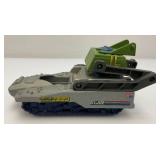 1985 GI Joe Cobra Night Landing Boat And 1988 GI Joe Battle Force 2000 Pulverizer (Both Missing Some Pieces)