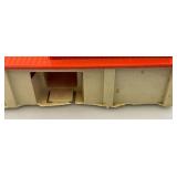 1968 Hot Wheels 2-Way Super Charger Building Needs Repair & Hot Wheels Sizzlers Juice Station (Only) In Original Box