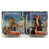 Misc. 2002 STAR WARS "Attack Of The Clones" Action Figures (New Old Stock)