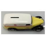 1995 ERTL Miniature MAC TOOLS Die-Cast 1938 Chevy Panel Trucks & MAC Tools Belt Buckle (New old Stock)