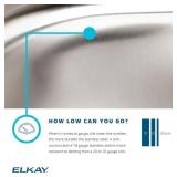 Elkay Celebrity Drop-in 25x21.25 SS Sink