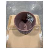 Griffy Small 2 qt. Blue Ceramic Indoor Pot (Pack o