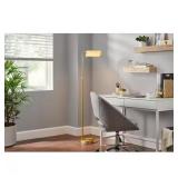 Wesleigh 59 in. LED Floor Lamp: 3 CCT dimmer