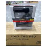 Freedom Matte Black Keyed Entry Door Lever (Pack o