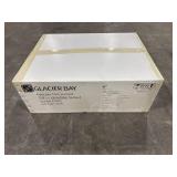 Glacier Bay 34 in. Farmhouse Sink, White