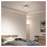 Grid 20-in. 1-Light Brushed Nickel LED Mount
